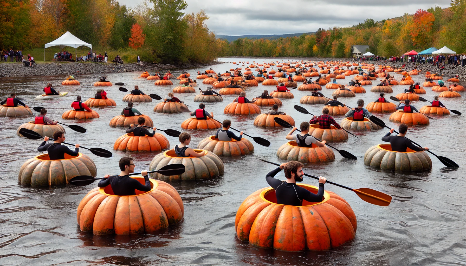 L&rsquo;activité la plus inusitée avec des citrouilles géantes à faire cet automne au Québec !
